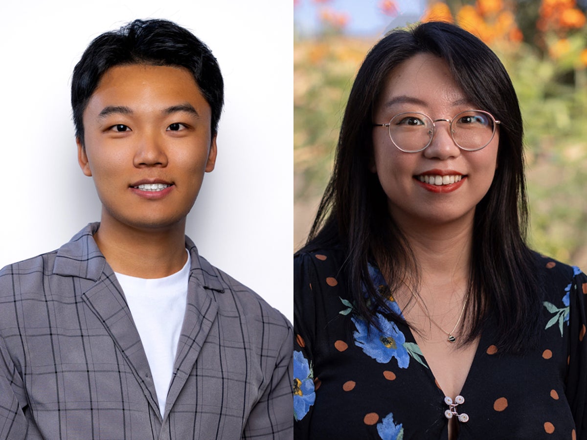 Cheng Chow and Xiaoyi Zeng earn Outstanding Graduate Research